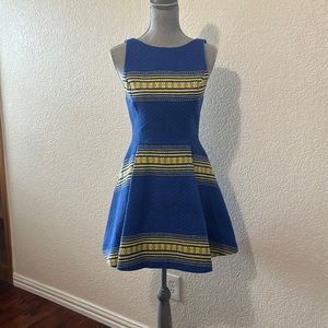 Alice + Olivia Jacquard Hollis Dress Sz 4